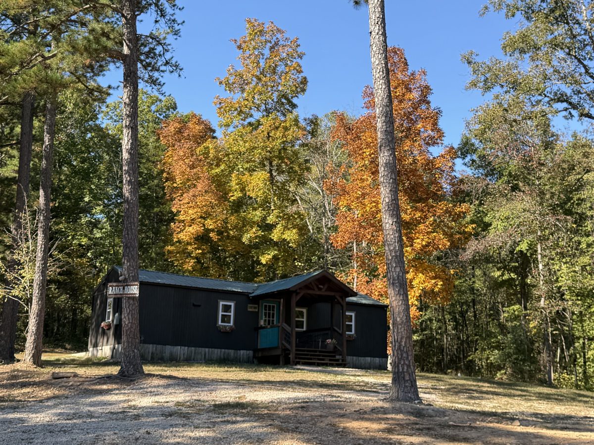 Fall cabin at Old Desperado Ranch